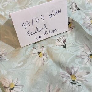 Floral #5 Women's Scarf - Cream and Yellow